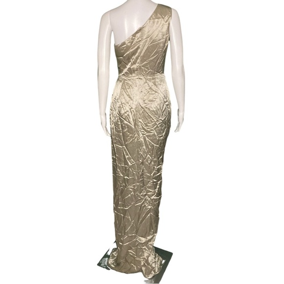 NWT Sau Lee Preston Silver Gown - Sz 4 - Picture 4 of 7